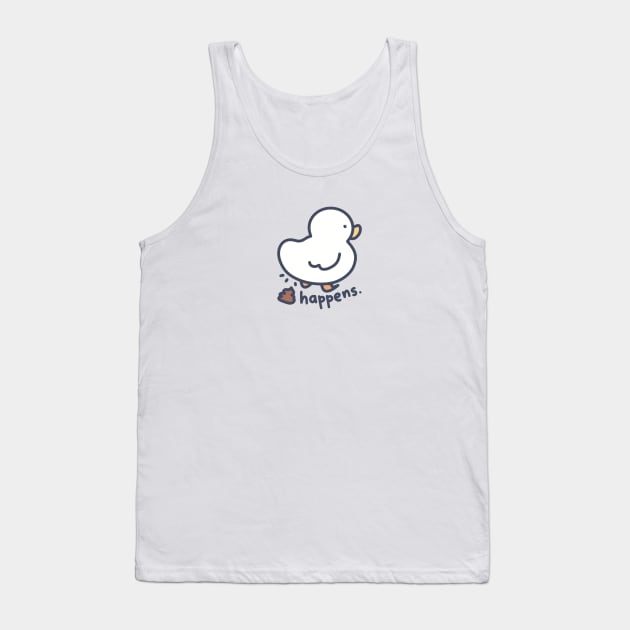 Poop Happens (Center Position) Tank Top by Meil Can